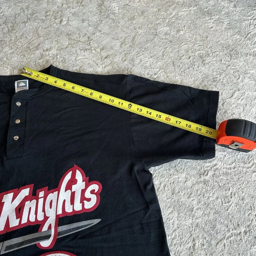 Vintage Cotton Deluxe Red Knights T-Shirt Single Stitch‎ Size XL - Picture 6 of 7